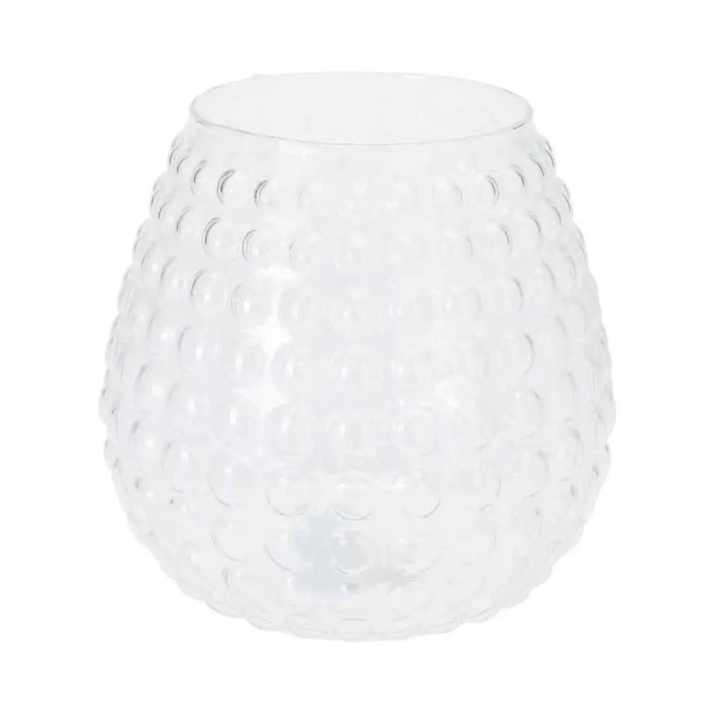 VASO VETRO TRASPARENTE D.19XH.20